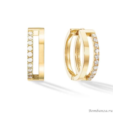 Серьги Coeur de Lion, Crystal-Gold, 0136/21-1816 Серьги Coeur de Lion, Crystal-Gold, 0136/21-1816