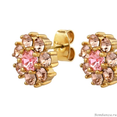 Серьги Dyrberg Kern, CARNEA SG LIGHT ROSE / PEACH, 460072 Серьги Dyrberg Kern, CARNEA SG LIGHT ROSE / PEACH, 460072