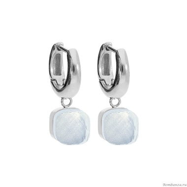 Серьги Qudo, Firenze arctic blue opal, 300366 BL/S Серьги Qudo, Firenze arctic blue opal, 300366 BL/S