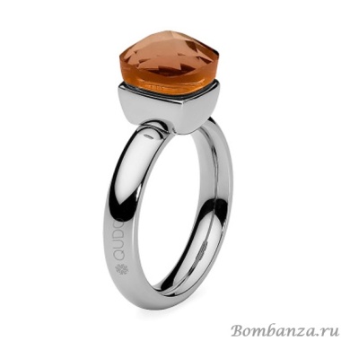 Кольцо Qudo, Firenze smoked topaz 16.5 мм, 610752 BR/S