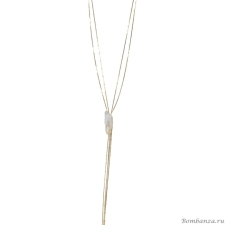 Колье Katerina Vassou, Musette, с кварцем, KV23.2-308435 золотистый