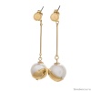 Серьги Moon Paris, Ringo, с жемчужной бусиной, MR-24.05-021 золотистый Серьги Moon Paris, Ringo, с жемчужной бусиной, MR-24.05-021 золотистый