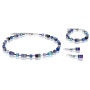 Браслет Coeur de Lion GeoCUBE®, Blue-Purple, 2838/30-0708. Германия