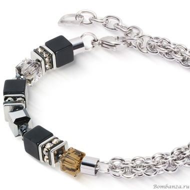 Браслет Coeur de Lion, Black-Silver, 3021/30-1317 Браслет Coeur de Lion, Black-Silver, 3021/30-1317. Германия