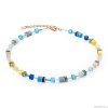 Колье Coeur de Lion, Turquoise-Yellow, 2838/10-0601. Германия