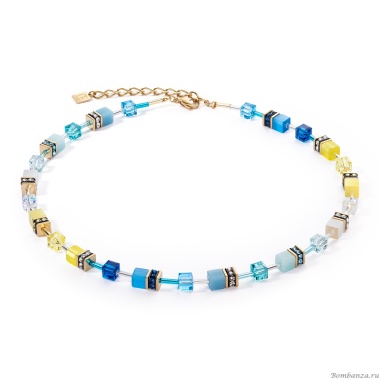 Колье Coeur de Lion, Turquoise-Yellow, 2838/10-0601 Колье Coeur de Lion, Turquoise-Yellow, 2838/10-0601. Германия