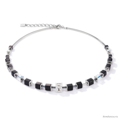 Колье Coeur de Lion,  Black- Silver 5050/10-1317 Колье Coeur de Lion,  Black- Silver 5050/10-1317. Германия