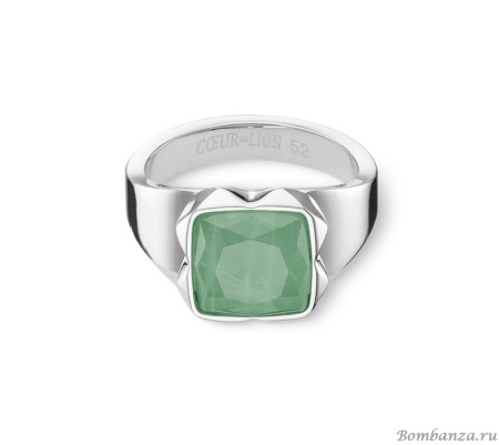 Кольцо Coeur de Lion, Green-Silver, 1200/40-0517 52