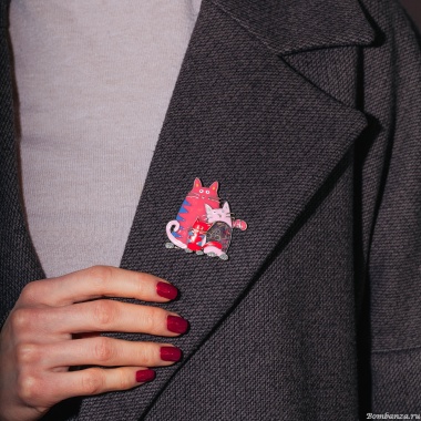 Брошь Shadore, Котики