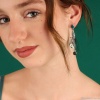 Серьги TARATATA, Green, с цветной смолой и порошком слюды, TT-E24-09975-104 зеленый Серьги TARATATA, Green, с цветной смолой и порошком слюды, TT-E24-09975-104 зеленый
