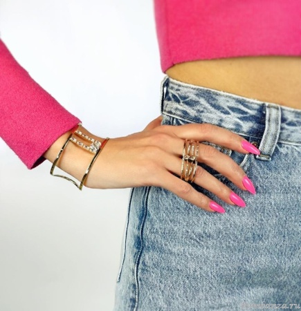 Кольцо Moon Paris, Ringo, двойное, MR-23.12-064 золотистый