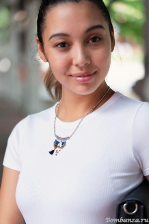 Колье Taratata, Carroussel, серебристое, с текстилем, стеклянными бусинами и эмалью, TT-E20-11125-10M Колье Taratata, Carroussel, серебристое, с текстилем, стеклянными бусинами и эмалью, TT-E20-11125-10M