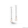 Серьги Coeur de Lion, White-Silver 1103/21-1417