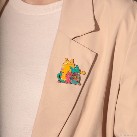 Брошь Shadore, Котики