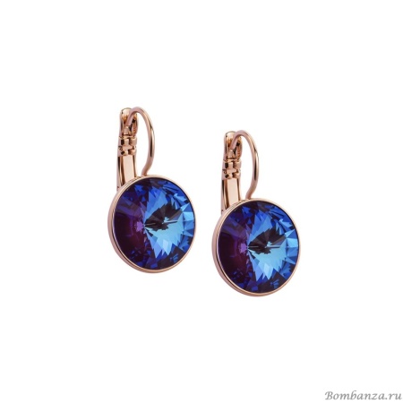 Серьги Fiore Luna, Burgandy Delite