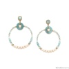 Серьги Nature Bijoux, Honolulu, с амазонитом и жемчугом, NB24.1-12-79300 голубой Серьги Nature Bijoux, Honolulu, с амазонитом и жемчугом, NB24.1-12-79300 голубой