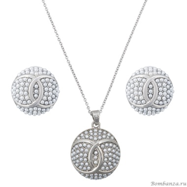 Комплект Fiore Luna, колье+серьги, SG208408E-002 S