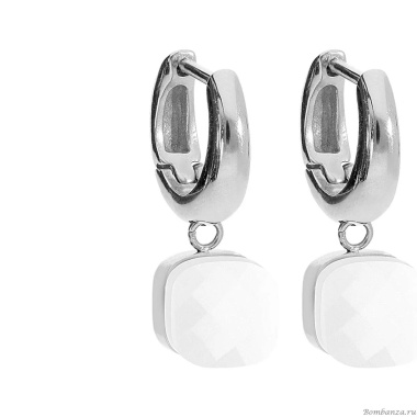 Серьги Qudo, Firenze white, 300210 BW/S Серьги Qudo, Firenze white, 300210 BW/S