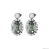 Серьги Qudo, TIVOLA UNICA big (S/P) Black diamond 2,65cm, 332039 Серьги Qudo, TIVOLA UNICA big (S/P) Black diamond 2,65cm, 332039