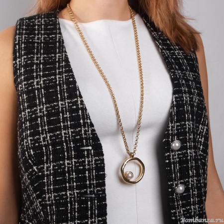 Колье Tucco, Armonia, с жемчугом, TC-TMC158 золотистый