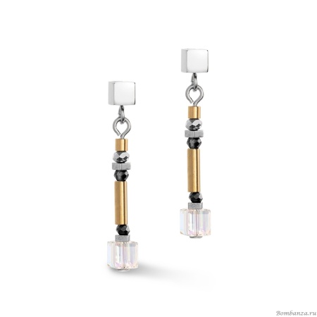 Пусеты Coeur de Lion, Grey-Gold 5027/21-1216. Германия