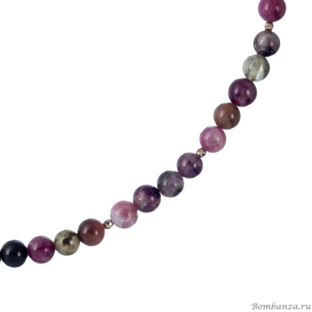 Колье Lanzerotti, Elisir, с турмалином и гематитом, LZ-25.10-326 розовый