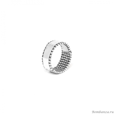 Кольцо Ori Tao, Trocadero, незамкнутое, в стиле ар-деко, OT22.1-19-29908 серебристый