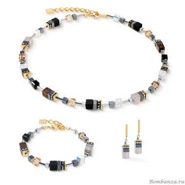 Колье Coeur de Lion, Grey-Brown, 3017/10-1211 Колье Coeur de Lion, Grey-Brown, 3017/10-1211