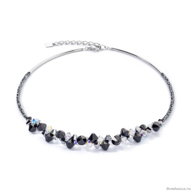 Колье Coeur de Lion, Black-Crystal, 4640/10-1318 Колье Coeur de Lion, Black-Crystal, 4640/10-1318