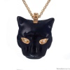 Колье Polina Firenze, пантера с эмалью и кристаллами, PF25.2-PE3752 черный