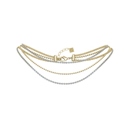 Колье VIDDA, Eternity, тройное, с кристаллами Swarovski, VD23.2-01778 голубой