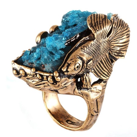 Кольцо Alcozer & J, Unic, A108PB16 Кольцо Alcozer & J, Unic, A108PB16