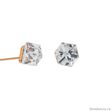 Пусеты Fiore Luna, Crystal