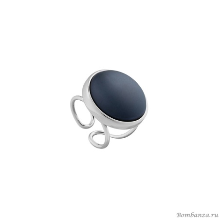 Кольцо Possebon, Pearl Black Agate 16.5 мм K0948.4 BW/S