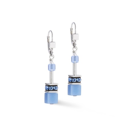 Серьги Coeur de Lion, Blue-Silver, 4020/20-0717