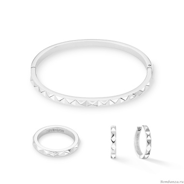 Серьги Coeur de Lion, Silver, 0135/21-1700 Серьги Coeur de Lion, Silver, 0135/21-1700