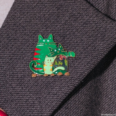 Брошь Shadore, Котики