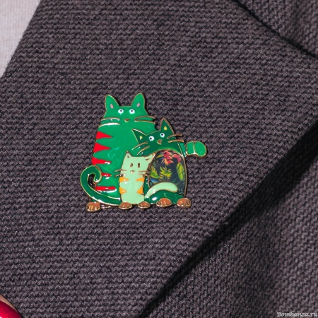 Брошь Shadore, Котики