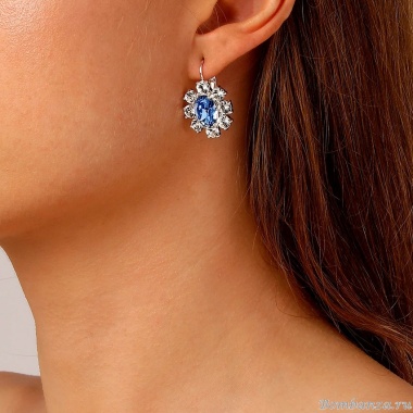 Серьги Dyrberg Kern, VALENTINA SS LIGHT BLUE / CRYSTAL, 420042 S/BL Серьги Dyrberg Kern, VALENTINA SS LIGHT BLUE / CRYSTAL, 420042 S/BL