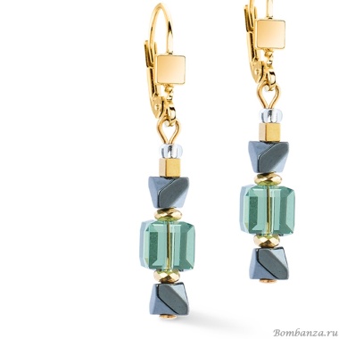 Серьги Coeur de Lion, Green-Turquoise, 4243/20-0506 Серьги Coeur de Lion, Green-Turquoise, 4243/20-0506