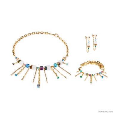 Колье Coeur de Lion, Multicolour Gold, 3020/10-1516 Колье Coeur de Lion, Multicolour Gold, 3020/10-1516