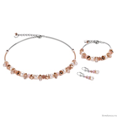 Серьги Coeur de Lion, Rose 4863/20-1900 Серьги Coeur de Lion, Rose 4863/20-1900