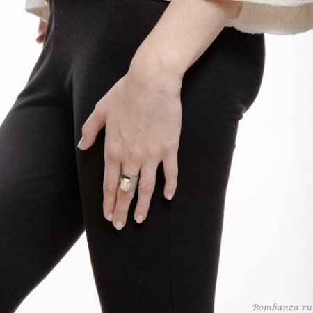 Кольцо Katerina Vassou, Aziza, разъемное, с кристаллом, KV23.2-308400B янтарный