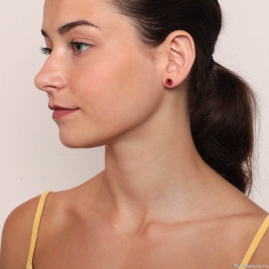 Пусеты Fiore Luna, Light Rose