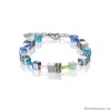 Браслет Coeur de Lion GeoCUBE®, Blue Green, 4015/30-0705 n