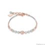 Браслет Coeur de Lion,  Mint Green Swarovski 4992/30-0522. Германия