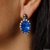 Серьги Qudo, TIVOLA UNICA big (S/P) Royal blue delite 2,65cm, 332183 Серьги Qudo, TIVOLA UNICA big (S/P) Royal blue delite 2,65cm, 332183