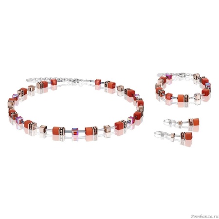 Колье Coeur de Lion, Dark Orange, GeoCUBE®, 4016/10-0221. Германия