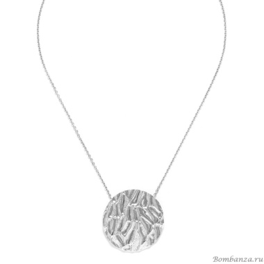 Колье Ori Tao, Ottawa, фактурный металл, OT24.1-15-31680 серебристый