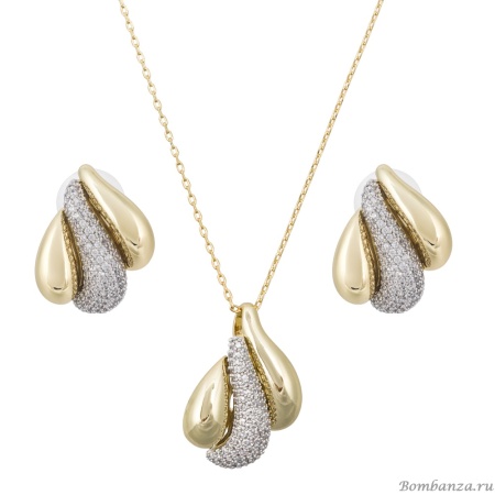 Комплект Fiore Luna, колье+серьги, SG205870E-001 G